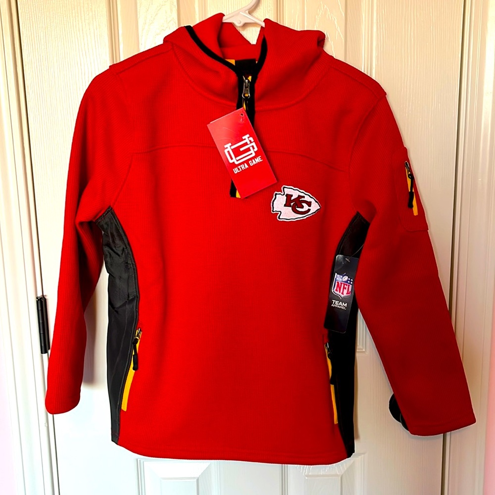 NWT Kansas City Chiefs Youth Sweater Hoodie